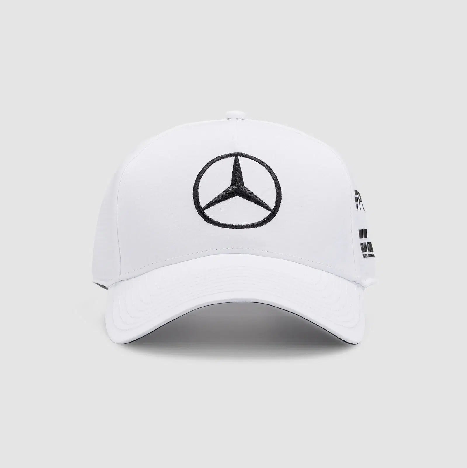Gorra Mercedes del Piloto Lewis Hamilton Blanca 2022