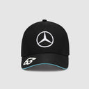 Gorra Negra Mercedes del Piloto George Russell 2024
