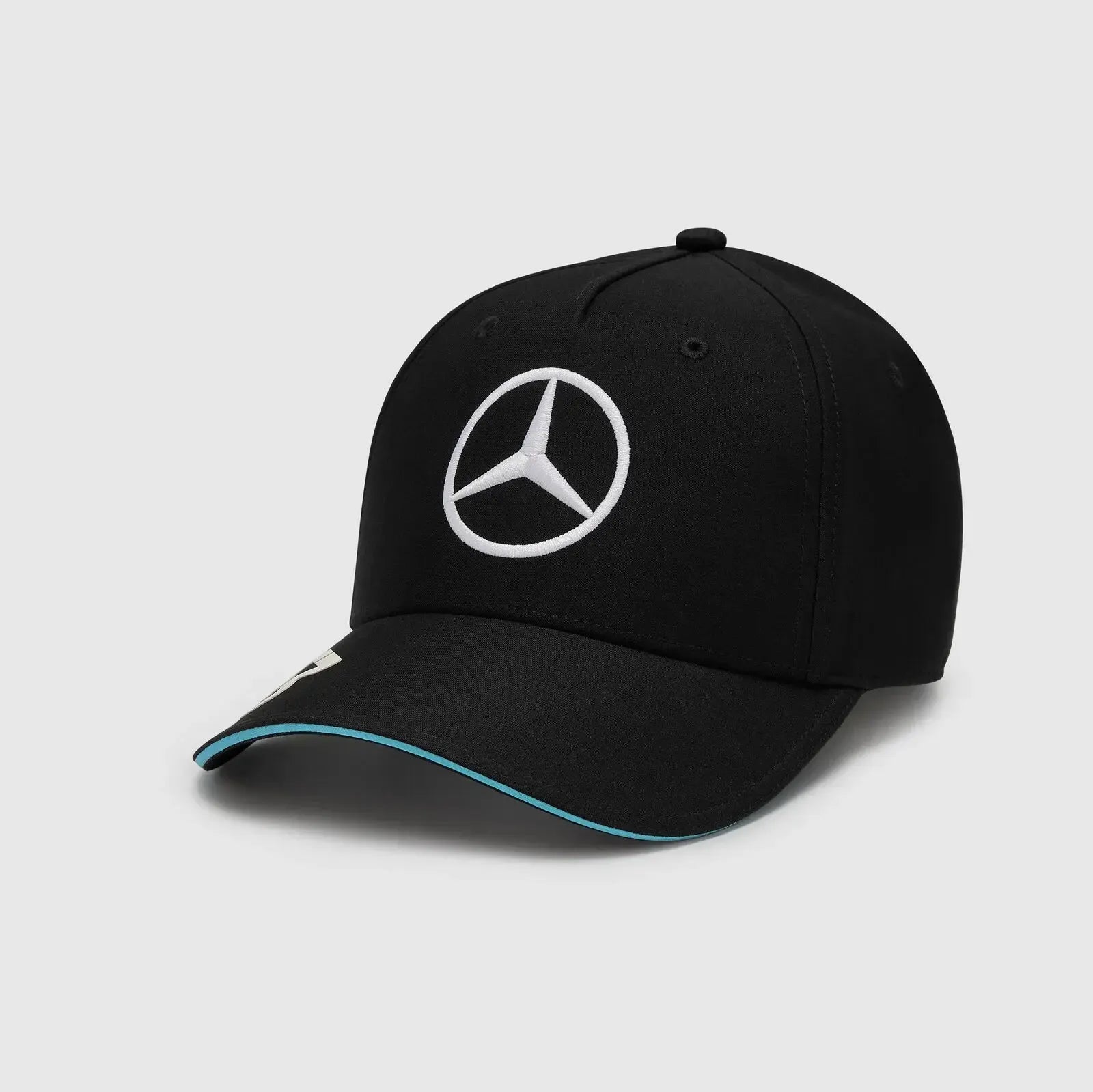 Gorra Negra Mercedes del Piloto George Russell 2024
