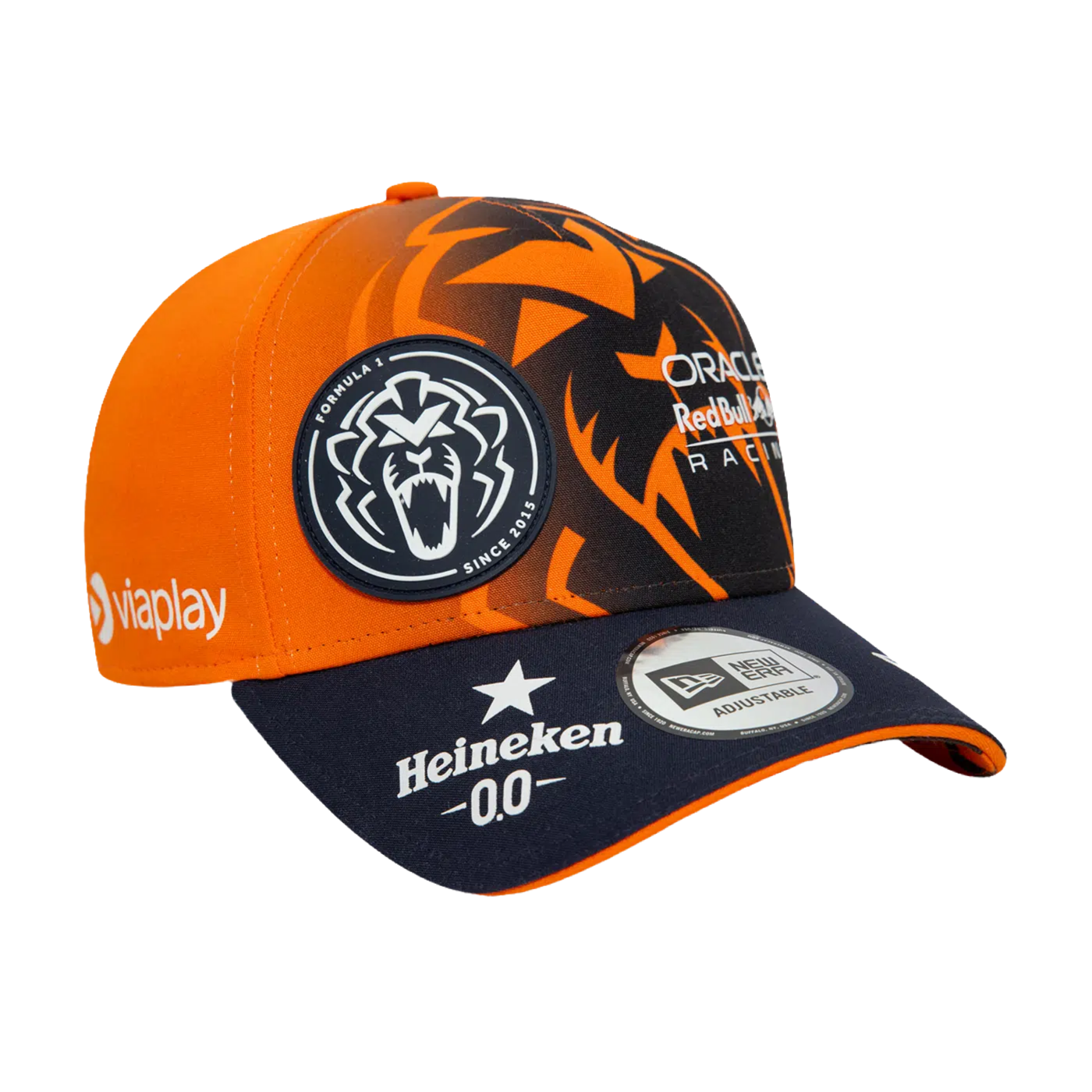 Gorra de Max Verstappen León Naranja 2024 | Edición Limitada F1