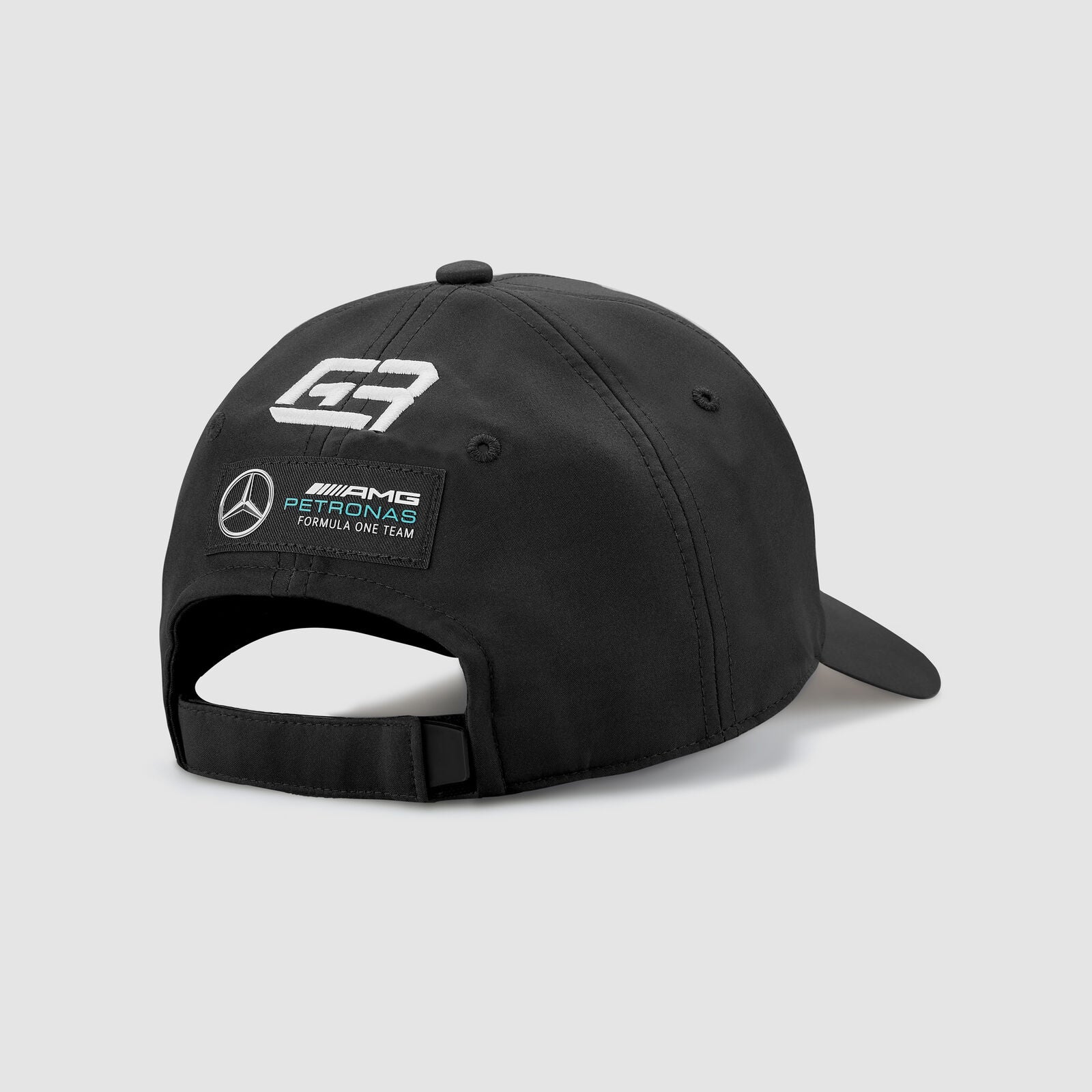 Gorra Mercedes  Negra del Piloto George Russell 2022