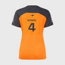 Camiseta Lando Norris Castore Mclaren para Mujer