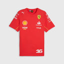 Playera Ferrari del Piloto Charles Leclerc 2024 (5-10 Días Hábiles)