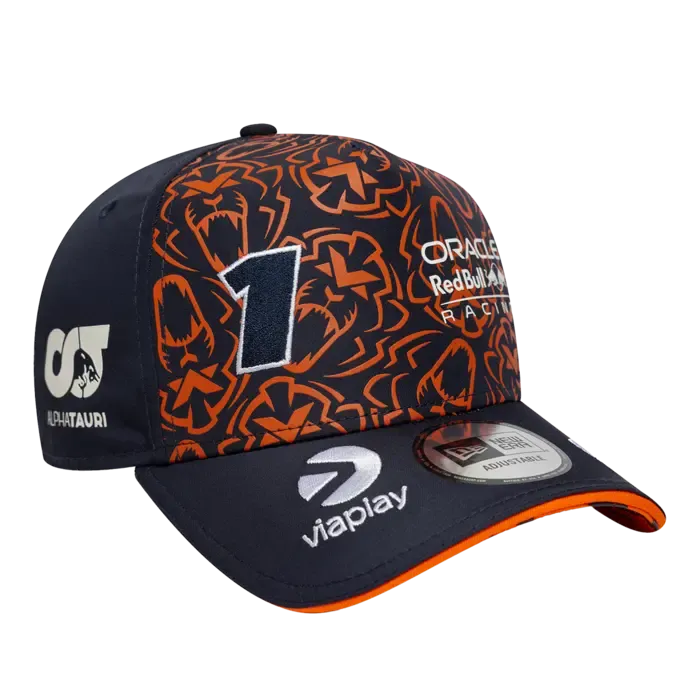 Gorra Red Bull de Max Verstappen Edición Orange Lion 2025