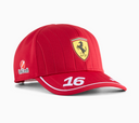 Gorra Ferrari del Piloto Charles Leclerc 2025