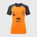 layera oficial McLaren F1 2025 para mujer de Lando Norris en color Papaya y Negro